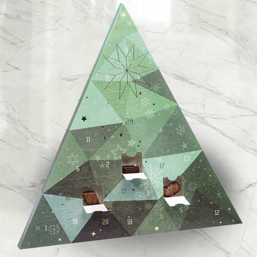 Christmas Tree Advent Calendar-Sweet Assortment For Christmas Eve