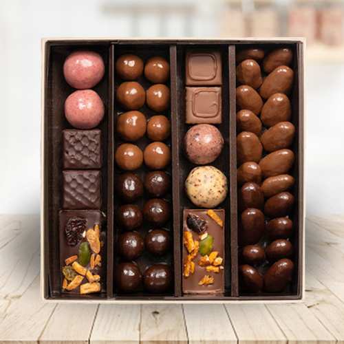 - Premium Holiday Chocolate Collection | Elegant Chocolate Gift Box 