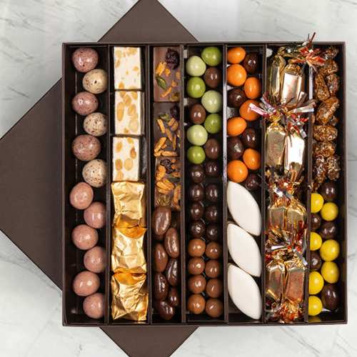 Christmas Sweet Box-Gourmet Holiday Chocolates Gift Box