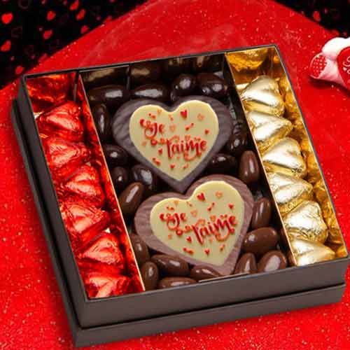 Luxury Chocolate Box With Love-Chocolate Box Delivery For Valentine's Day